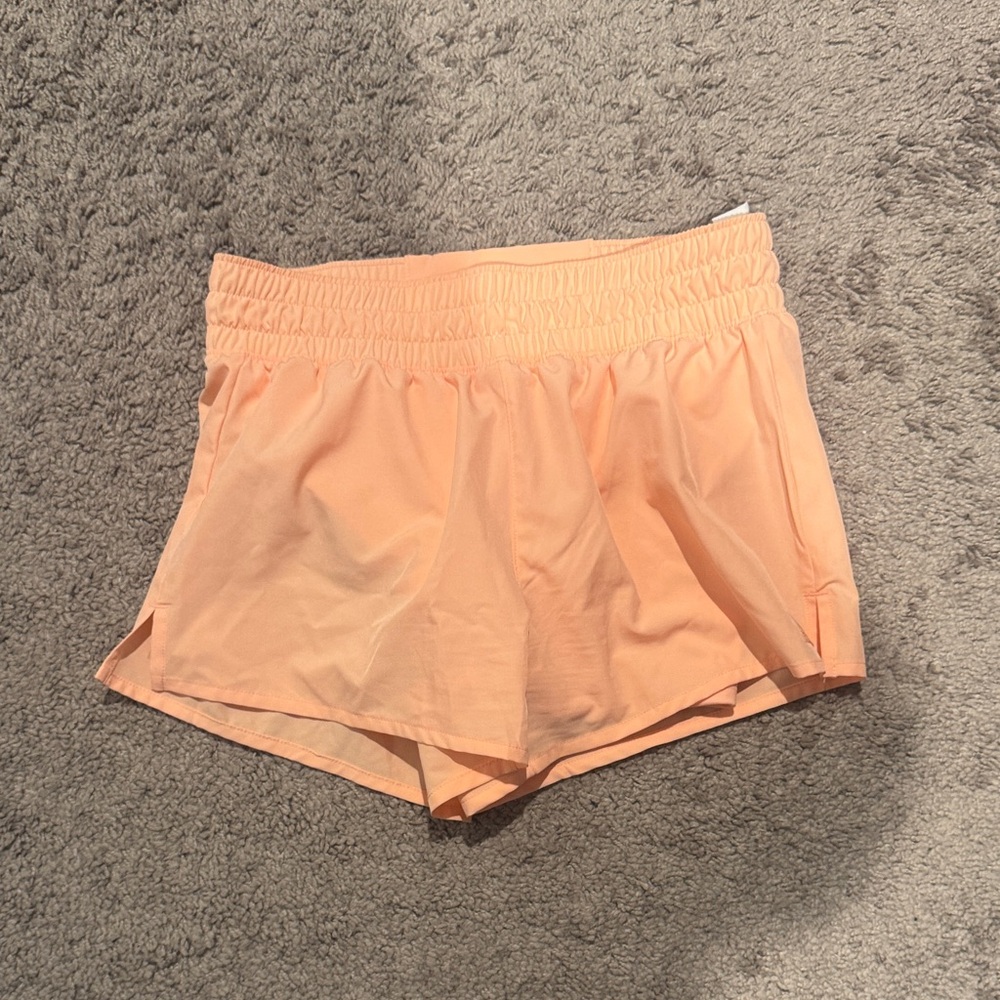 Reebok Peach Athletic Shorts for Women